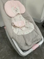 Ghế rung em bé Joie hoạ tiết hoa màu hồng phối xám ( sơ sinh đến 15kg ) - Ảnh 2