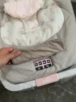 Ghế rung em bé Joie hoạ tiết hoa màu hồng phối xám ( sơ sinh đến 15kg ) - Ảnh 3