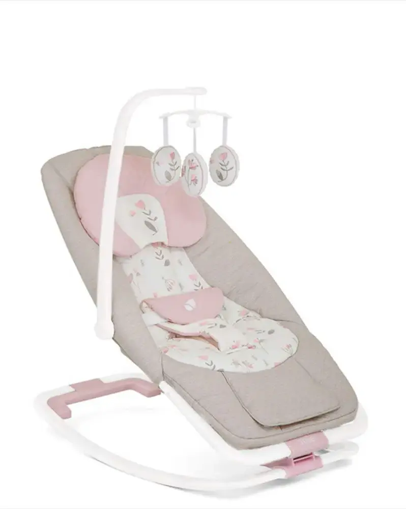 z7383703260633_b2c47cadfcd0f65f9024f0d7e1f3b703-e1767289178544 Ghế rung em bé Joie hoạ tiết hoa màu hồng phối xám ( sơ sinh đến 15kg ) - Ảnh 1
